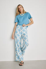 Milano Pantal&oacute;n ancho Azul