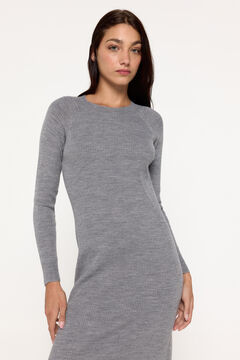 Fifty Outlet Vestido tricot Gris