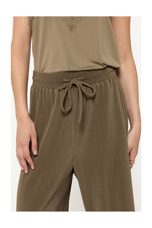 Fifty Outlet Pantalón plisado Kaki Oscuro