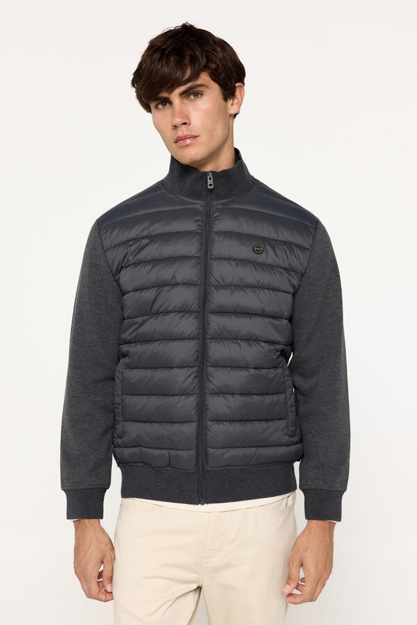 Fifty Outlet Chaqueta tejido acolchada Negro