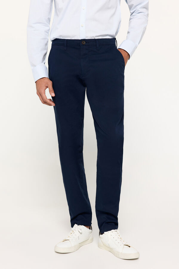 Fifty Outlet Pantalón chino aniversario Navy