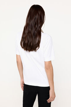 Fifty Outlet Camiseta basica algodon BCI Blanco