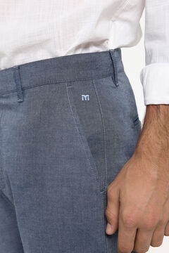 Fifty Outlet Bermudas oxford de algodón Navy
