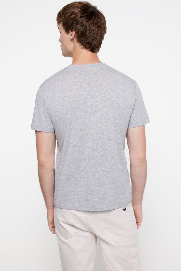 milano Playera Algod&oacute;n100% B&aacute;sica. Gris