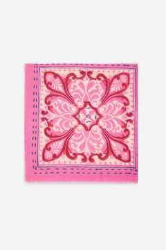 Fifty Outlet Fular con estampado floral natural
