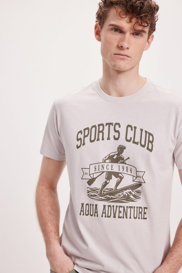 Milano Camiseta Algod&oacute;n Estampada Arena