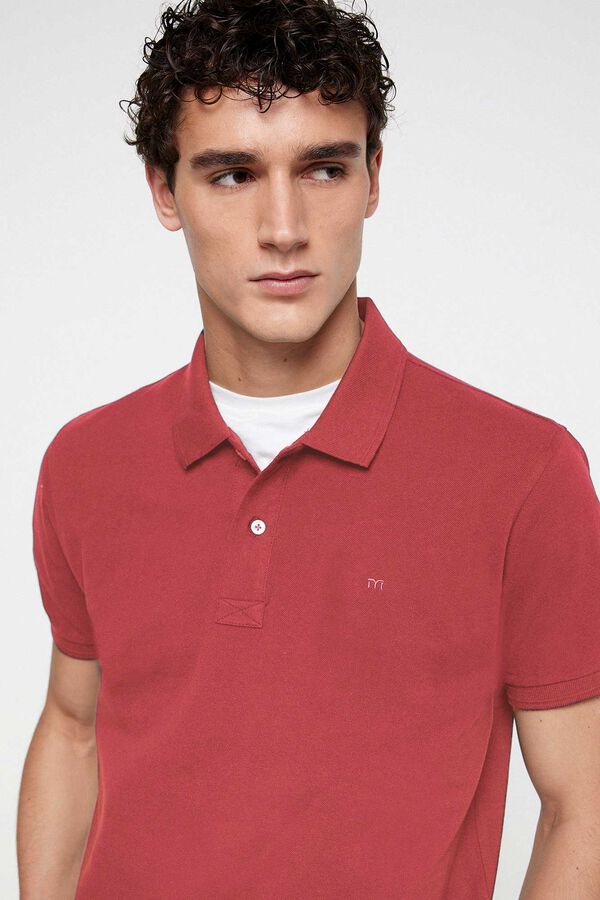 Fifty Outlet Polo basico algodon Milano Coral