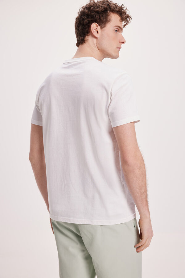 Fifty Outlet Camiseta Estampada Blanco