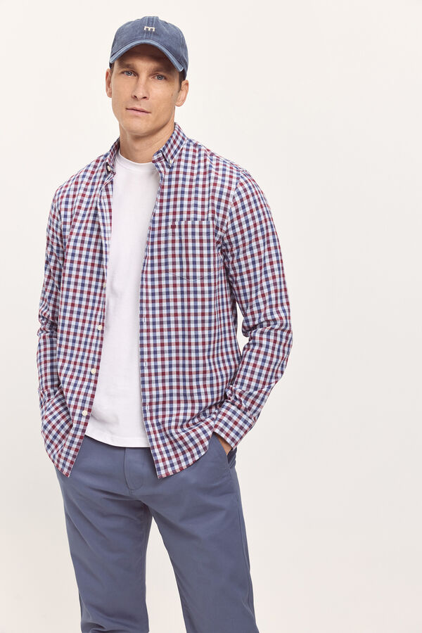 Fifty Outlet Pantalón chino slim SPF Azul