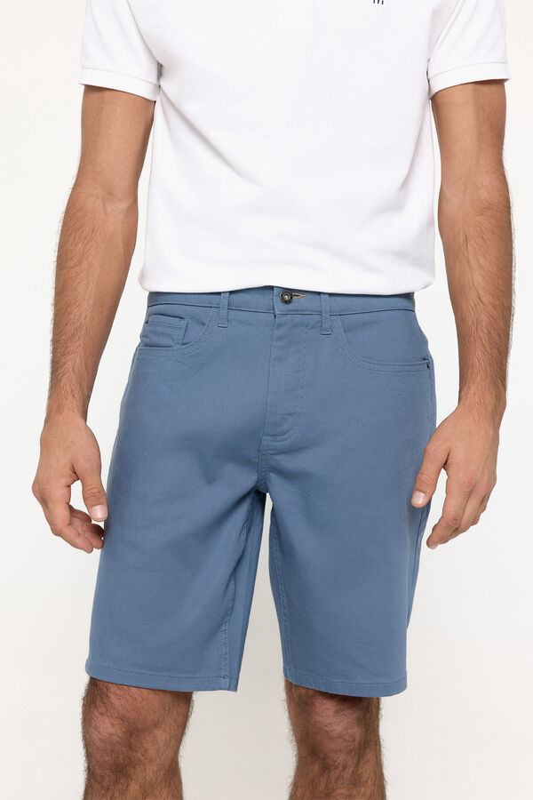 Fifty Outlet Bermudas cinco bolsillos. Azul