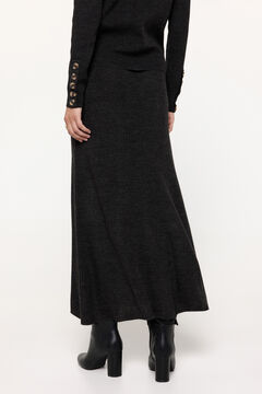 Fifty Outlet Falda Evasé Tricot Marengo