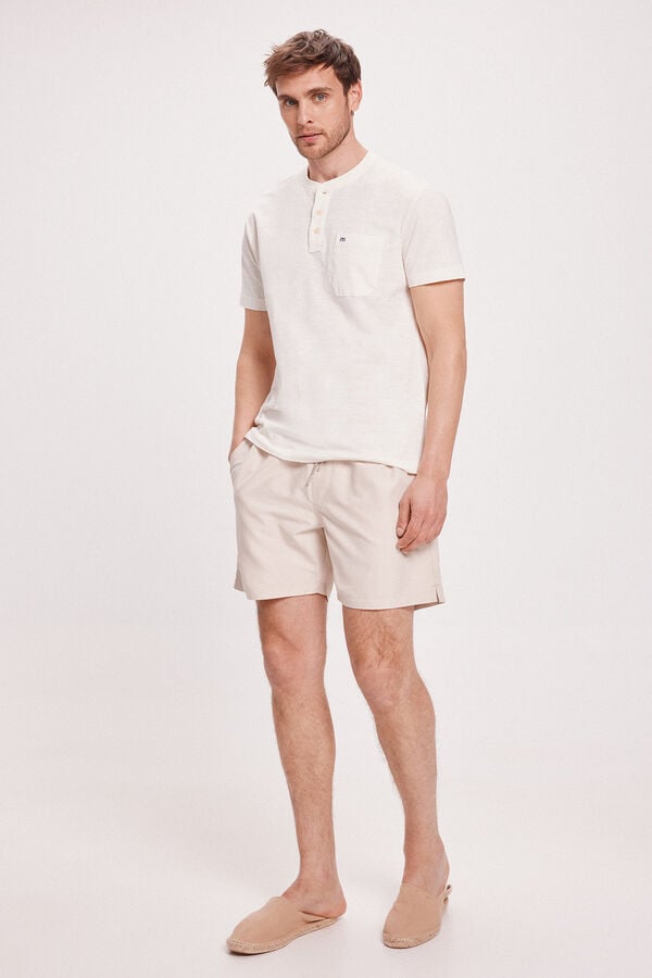 Fifty Outlet Bañador Básico Beige