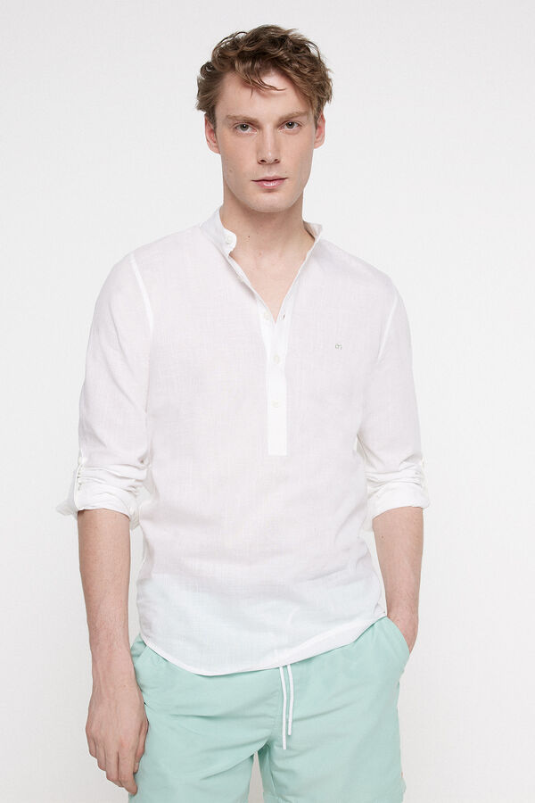 Fifty Outlet Camisa Mao Polera Blanco