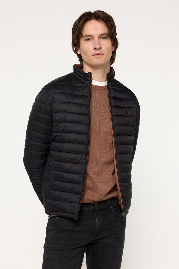 Fifty Outlet Chaqueta acolchada reversible Negro