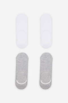 Fifty Outlet Pack dos pares de pimkies Blanco