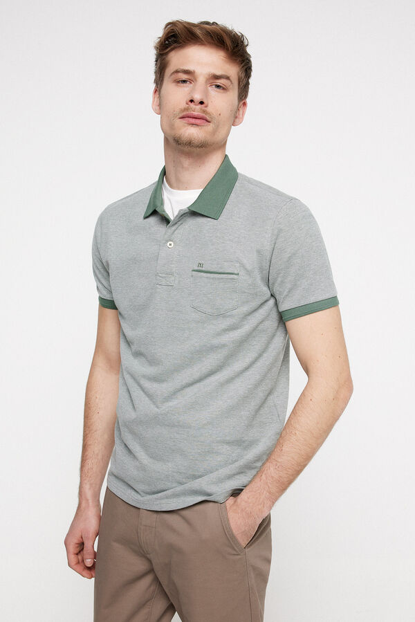 Fifty Outlet Polo Oxford Milano Verde