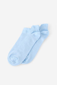 Fifty Outlet Calcetines cortos estructura Azul