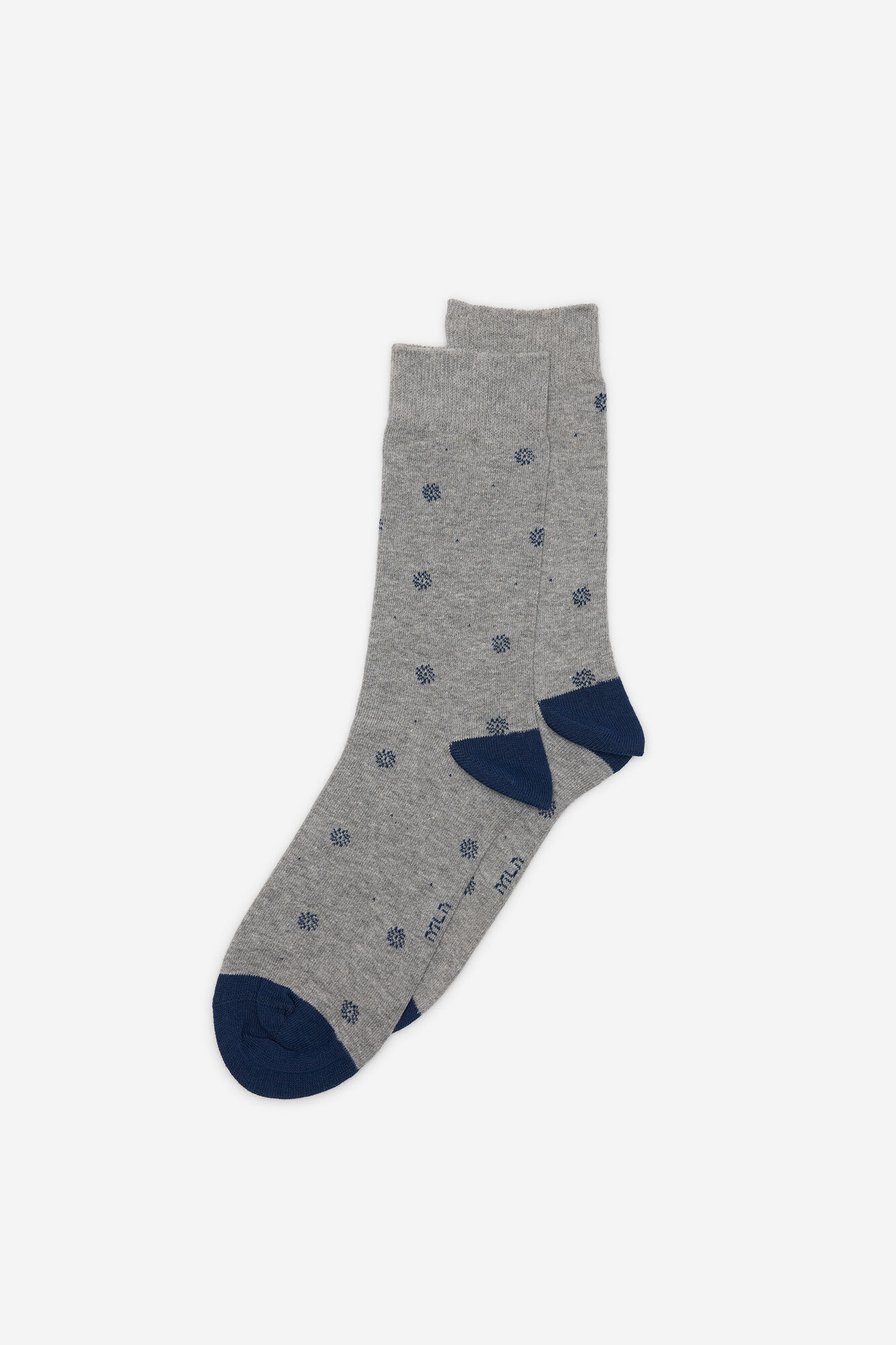 Milano Calcetines media ca&ntilde;a print geom&eacute;trico