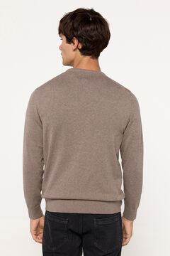 Fifty Outlet Jersey Básico Cuello caja Arena