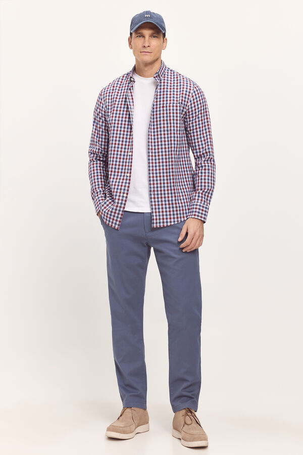 Fifty Outlet Pantalón chino slim SPF Azul