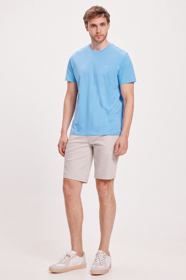 Fifty Outlet Camiseta Básica Azul