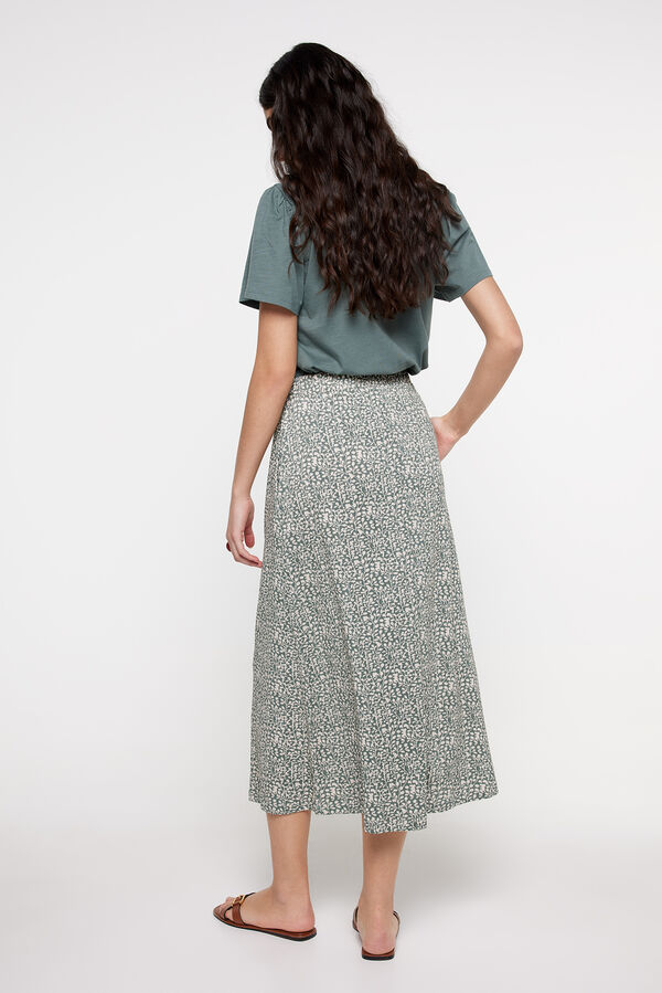 Milano Falda larga estampada Tostado