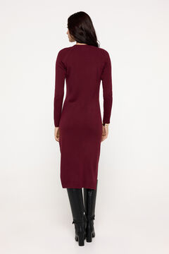 Fifty Outlet Vestido tricot Granate