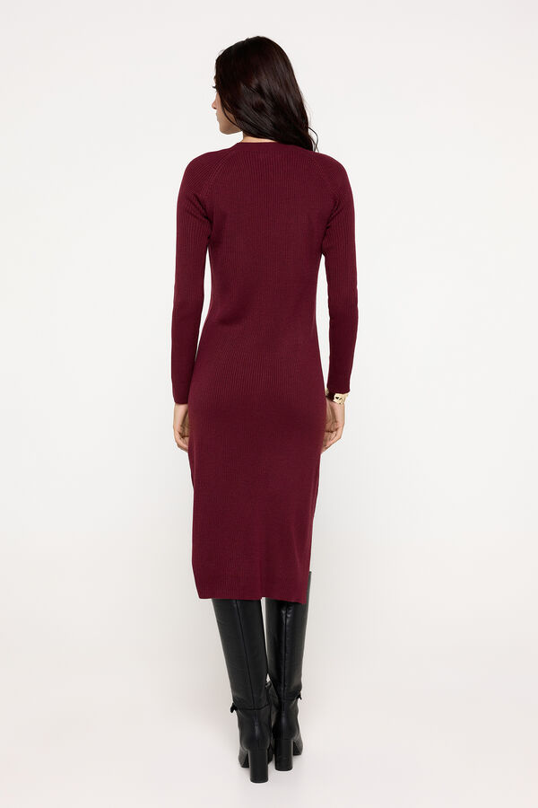 Fifty Outlet Vestido tricot Granate