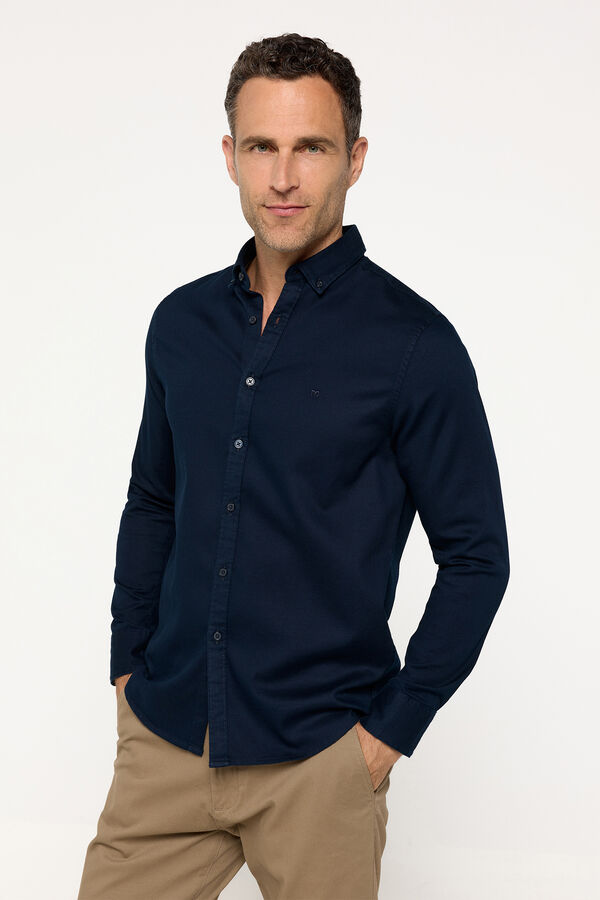 Fifty Outlet Camisa sport estructura Navy