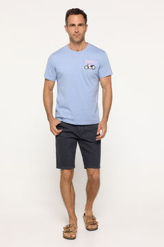 Fifty Outlet Bermuda Denim Slim. Gris