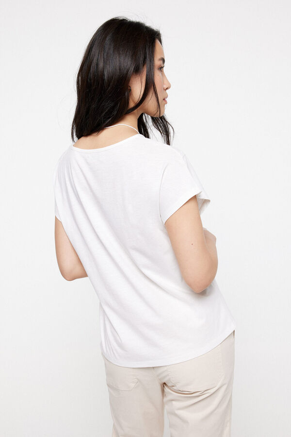 Fifty Outlet Playera fornitura Blanco