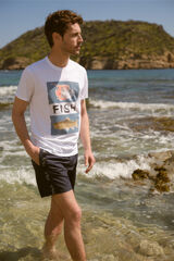 Fifty Outlet Camiseta Estampada Blanco