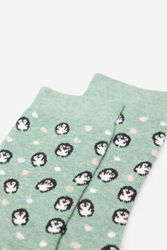 Fifty Outlet Calcetines con print posicional natural