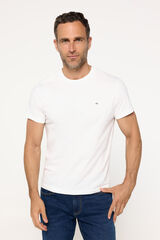 Fifty Outlet Playera básica 100% de algodón Blanco