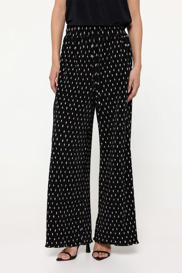 Fifty Outlet Pantalón plisado Negro