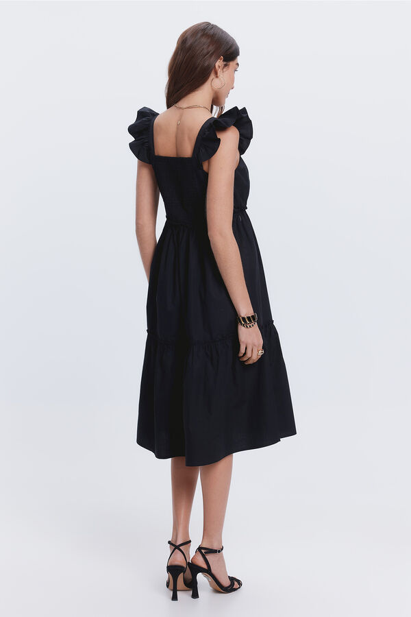 Fifty Outlet Vestdo estilo mesonero Negro