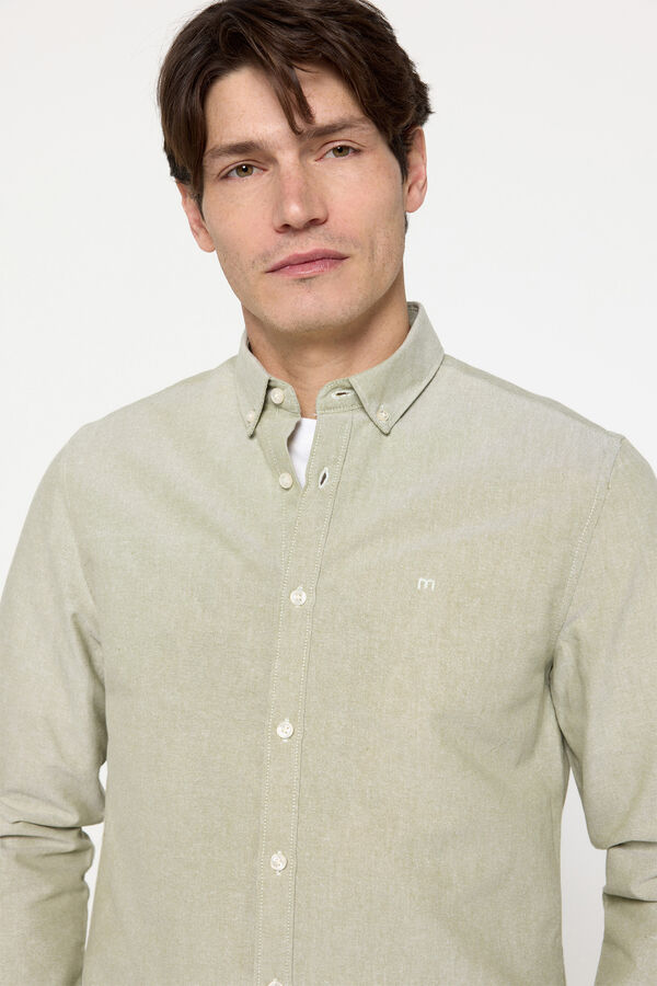 Fifty Outlet Camisa oxford lisa Kaki Oscuro
