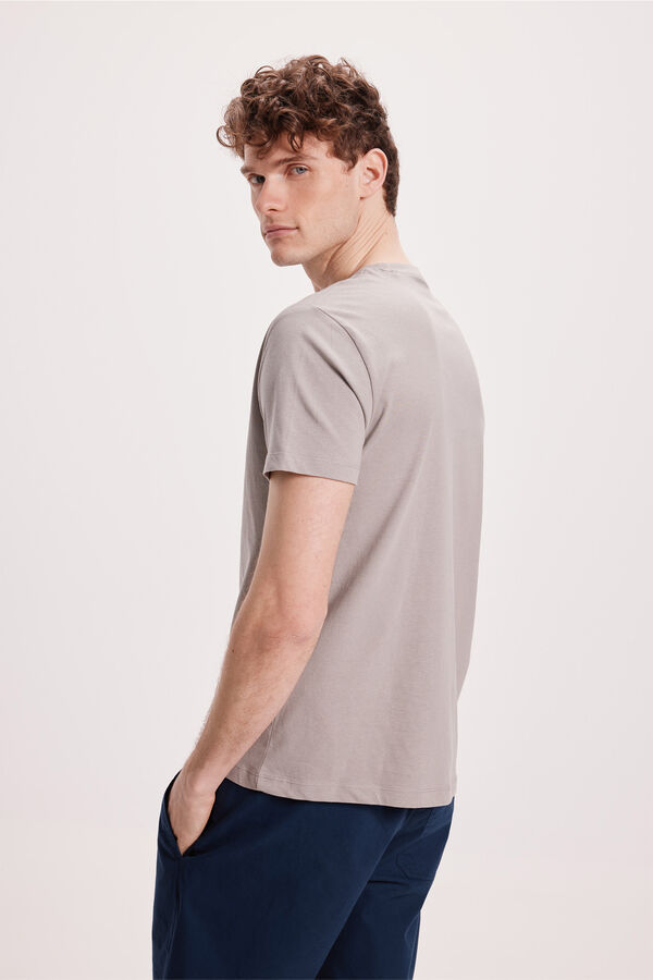 Fifty Outlet Camiseta Básica Dorado/ Mostaza