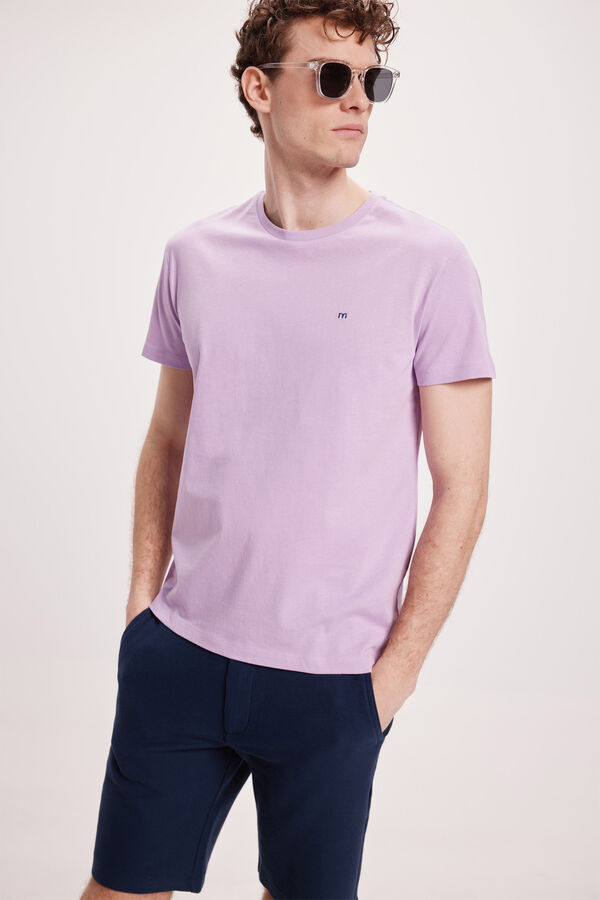 Fifty Outlet Camiseta Básica Morado
