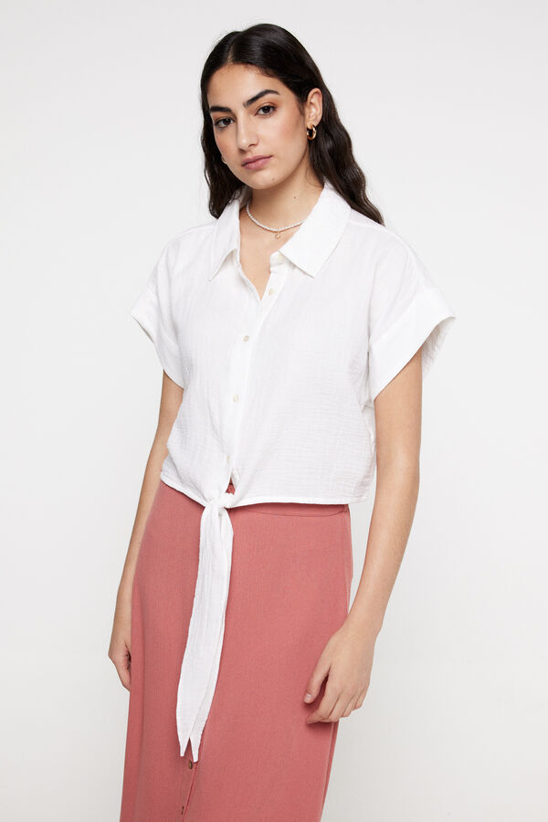 Fifty Outlet Falda midi Bambula Rosa