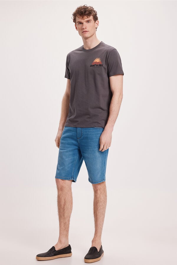 Milano Camiseta Estampada Gris