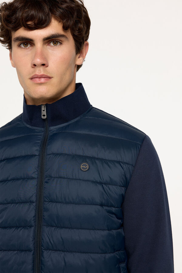 Fifty Outlet Chaqueta tejido acolchada Navy