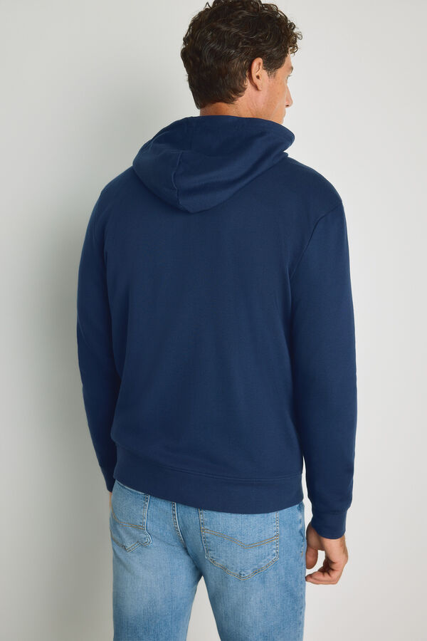Milano Sudadera con capucha y cierre Navy