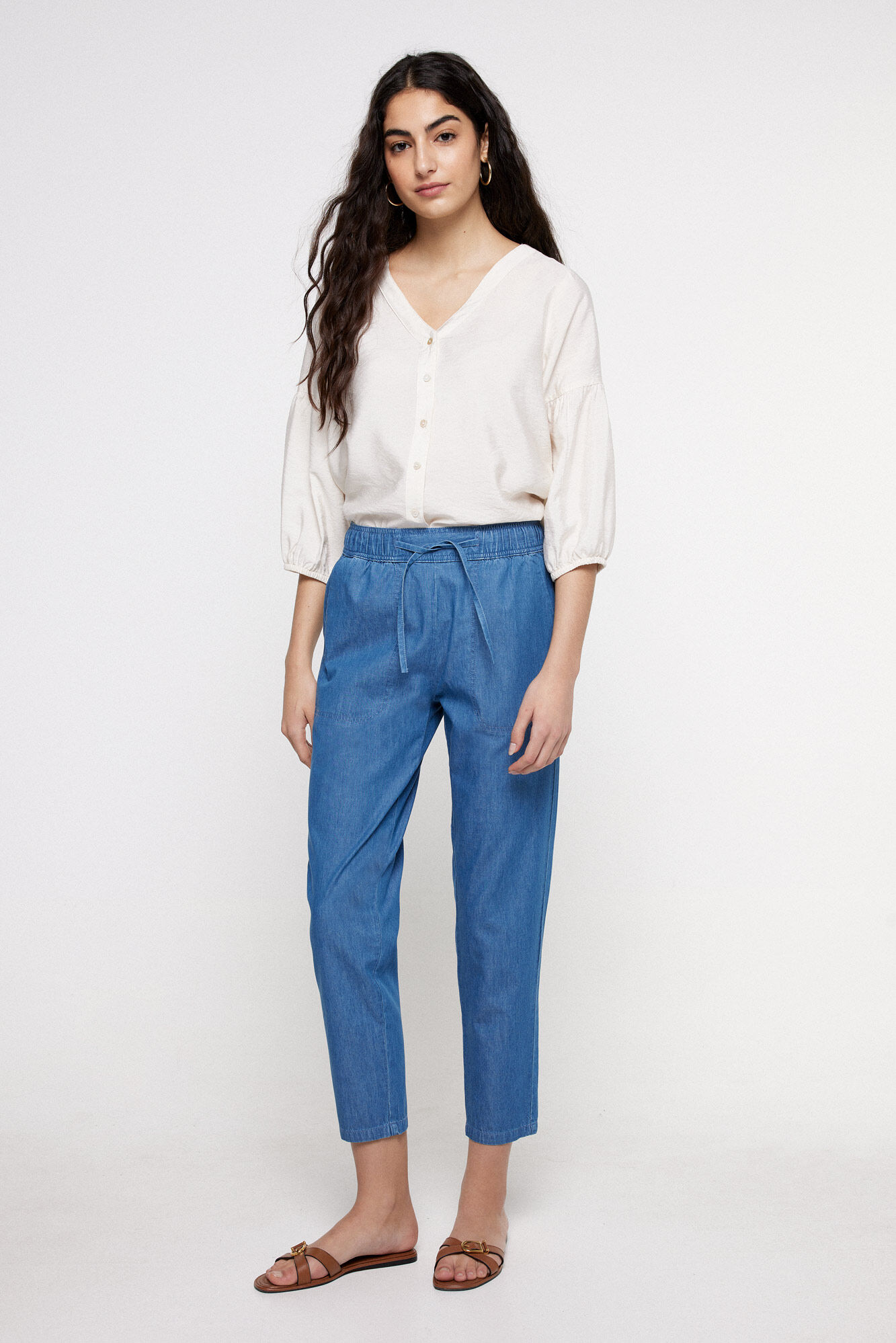 Milano Pantal&oacute;n ligth denim