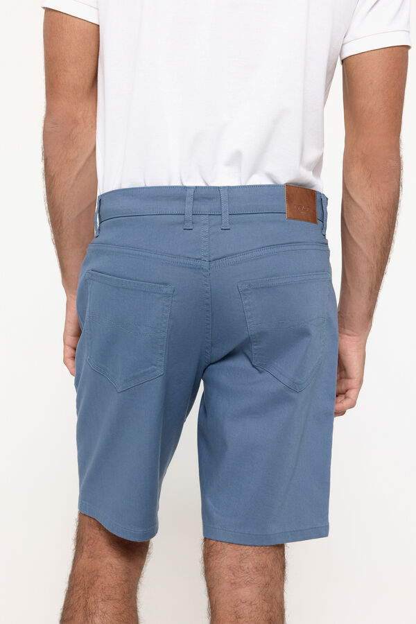Fifty Outlet Bermudas cinco bolsillos. Azul