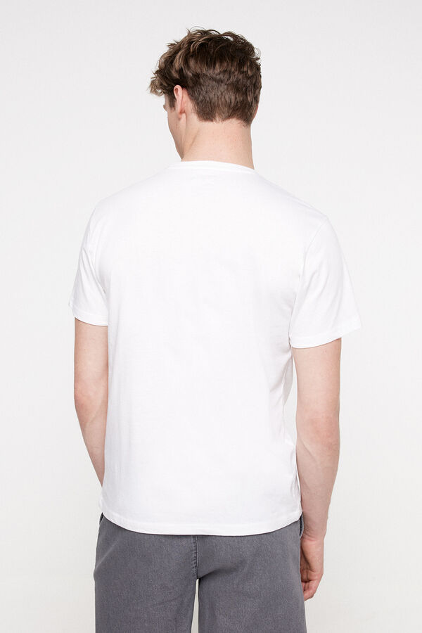 Milano Camiseta Estampada 100% algod&oacute;n Blanco