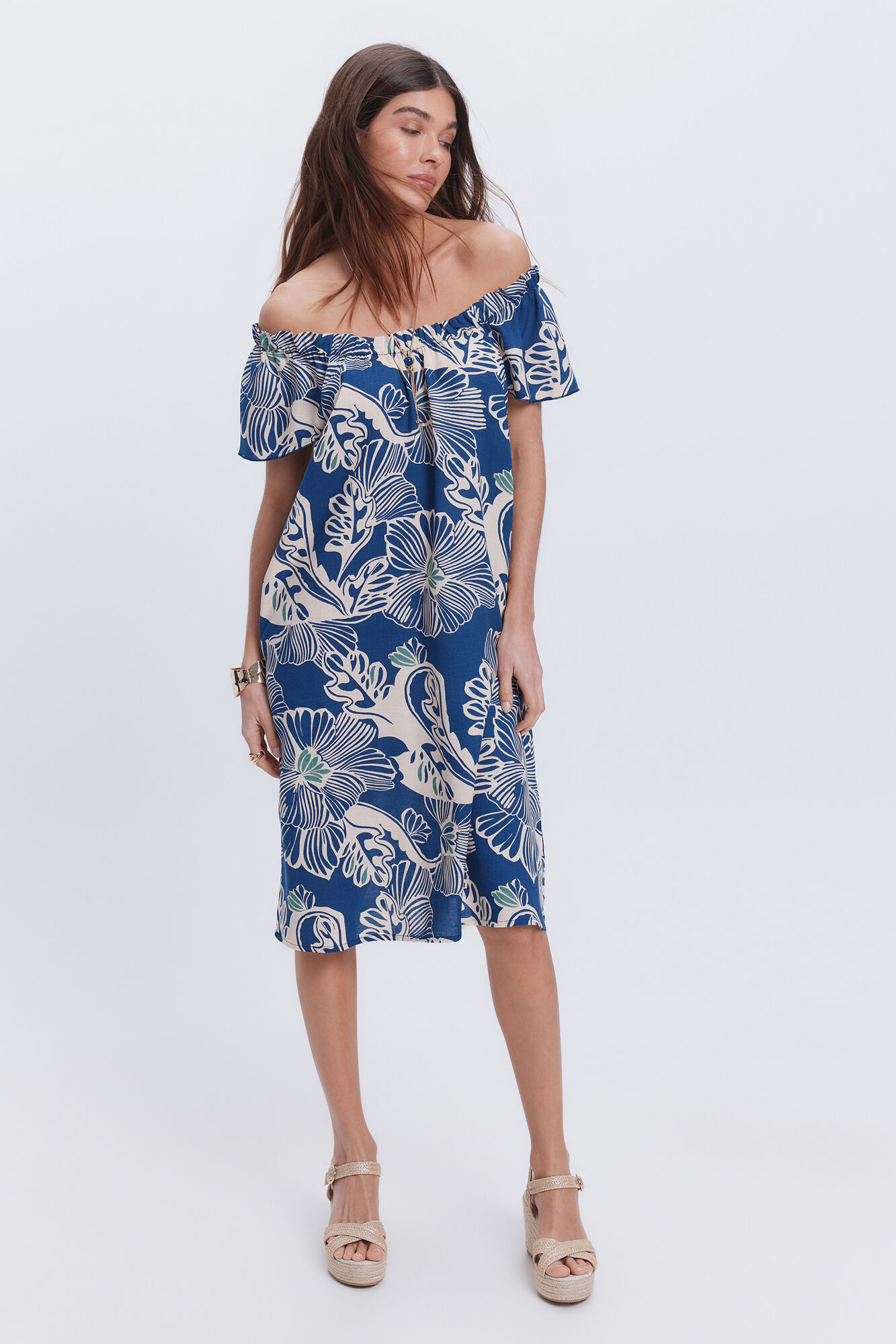 Milano Vestido corto fluido