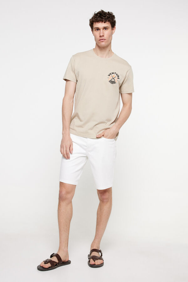 Milano Playera manga corta. 100% algod&oacute;n. Gris Claro