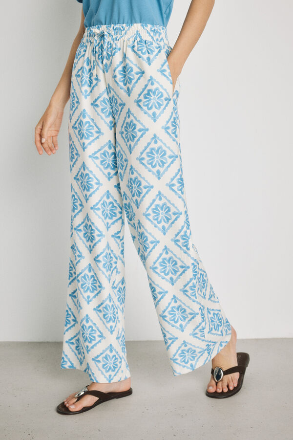 Milano Pantal&oacute;n ancho Azul