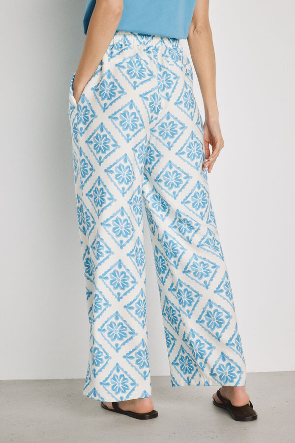 Milano Pantal&oacute;n ancho Azul
